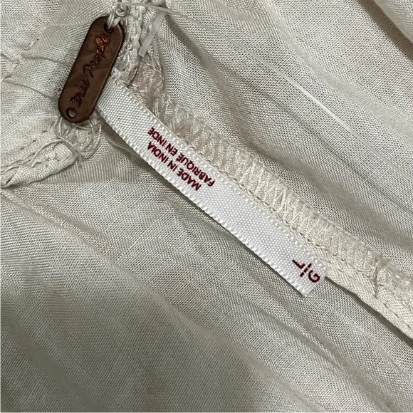 Free People Gold And Cream Maxi Dress - Picture 2 of 15